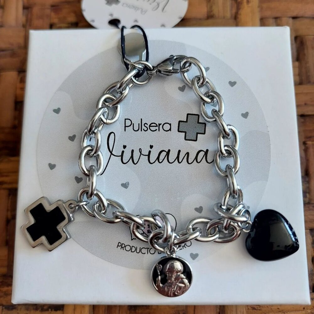Salve Regina Pulsera Acero Viviana/Viviana Steel Bracelet Edición Limitada